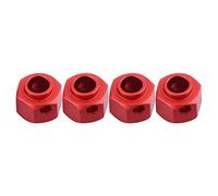 Eleage Set di adattatori RC Widen da 9 mm per migliorare la stabilità e le prestazioni nelle auto telecomandate D90 SCX10 1/10 (rosso)