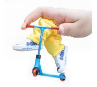 Eleage Set di Giocattoli per Monopattino, Sicuro e Durevole, Divertente Set da Gioco per attività Divertenti Senza Fine, per Bambini, in Lega Nera, PVC, 4 Pezzi (73.04)