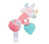 Eleage Sonaglio per Bambini in Morbido Peluche per L'apprendimento Sensoriale e il Sollievo Dalla Dentizione per Neonati da 0 a 1 Anno - 1 unità (Tipo 2)