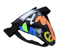 Eleage Sospensorio da Boxe per Bambini, Protezione Inguinale Protettiva per Allenamento Taekwondo Sanda, PU di Alta qualità e Tessuto Traspirante, Design Graffiti, Ideale per Bambini Dai 5 Ai 9 Anni