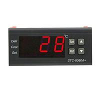 Eleage Termostato Digitale 8080 Regolatore di Temperatura di Precisione per Stoccaggio Refrigerato Materiale ABS di Alta qualità Dimensioni 3,0"x1,4"x3,3"