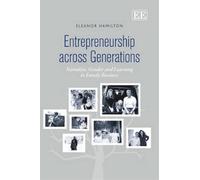 Eleanor Hamilton Entrepreneurship across Generations (Copertina rigida)
