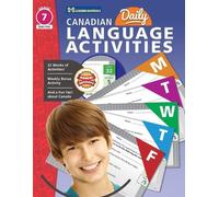 Eleanor M Summers Canadian Grade 7 Daily Language Activities (Tascabile)