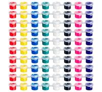 Eleanore's Diary Mini Pitture Acriliche per Bambini, 10 pz /8 col /3 ml | Colori a Dita per bambini, Atossici e Lavabili, Kit Pittura Bambini per Scuola e Casa, Vernice Acrilica per Arte e Fai da Te