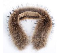 ELEAR® Genuine Collo di Pelliccia Donne Donne Spessa Pelliccia del Procione Sciarpa/Scialle / Involucro del Collo per Il Cappotto