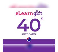 eLearnGift Gift Card 40 AUD Key - AUSTRALIA