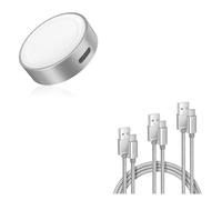 Elebase Apple Watch 11 Adattatore Di Ricarica e Cavetto USB-A USB-C 0.5/1/2/M,Filo Caricabatterie Carplay Auto Type C per Apple 16 15,AirPods 3,iPad 10 11 Air 4 5 Mini 6 7 8,Samsung Galaxy Z Flip Fold