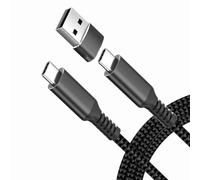 Elebase Cavo USB C a C 60W 2M con Adattatore USB,Caricatore Rapido 20V/5A PD per MacBook, iPad 10 Pro Air 5 6 Mini 7,iPhone 17 16 Pro Max,Samsung Galaxy M11 M21 M31 M51,M12 M22 M32 M52 Z Fold Flip 7