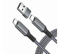 Elebase Cavo USB C a C 60W 3M con Adattatore USB,Caricatore Rapido PD per MacBook, iPad Pro Air 5 6 Mini 7,iPhone 17 17e 16 15 Pro Max Plus Air,Samsung Galaxy S8 S9 S10 S10E S26 S25 S24 FE Ultra Plus