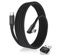 Elebase Cavo USB Tipo C 100W 90 Gradi 3 Metri per Samsung S25 Ultra con Adattatore USB,Cable Filo Caricatore Ricarica Rapida PD Angolare Retto per Galaxy S24 S23 M56 M36 M06 M16 A55 A35 A25,Tab S10 FE