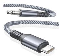 Elebase iPhone 17 17e 16 15 Pro Max Cavo USB C a Aux 1.2M,Tipo C a 3.5mm Jack Macho Audio Adattatore per Cuffia,Auto,Samsung Galaxy S26 S25 S24 S23,A56 A55 A54,Z Flip Fold,Google Pixel,iPad,Air Mini