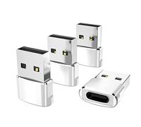 Elebase per Apple Watch SE 3 USB C Adapter,Adattatore Car USBC a USB 4Pack | Type C Female Naar A Male Cable Converter Voor Samsung Galaxy Tab S10 S9 S8 A9 A8 Lite,S25 S24 S23,Note 20,A55 A54 A35 A34 5G