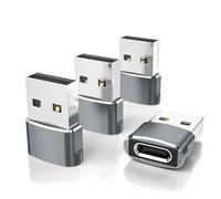 Elebase per iPhone 18 Pro Max USB C Adapter,Adattatore Car USBC a USB 4Pack | Type C Female Naar A Male Charger Adapter Voor iWatch Series 12,iPhone Duo 17 16 15 Plus Max,Airpods 5,iPad 9 10 Air Mini 8