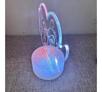 EleBikk Lampada Stitch, Luce Notturna 3D Stitch, Lampada LED Anime 3D Illusion per Bambini, 7 Colori, con Telecomando a Intensità Variabile, Luce Notturna Stereoscopica Regalo per Bambini