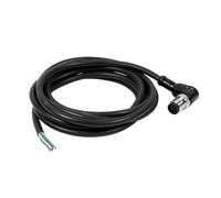 Elecbee 10 pezzi M12 maschio 8 pin cavo di stampaggio ad angolo retto 3meter AWG24 A codice