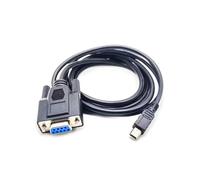 Elecbee Adattatore seriale Mini USB a RS232 Cavo convertitore femmina Rs232 DB9 1 metro