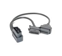 Elecbee Cavo di prolunga OBD2 da 16 pin maschio a 2 femmine, 20 cm, per BMW