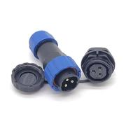 Elecbee Connettore aeronautica connettore SP21, IP68 maschio spina e femmina presa SP21 2 pin impermeabile cavo satellitare connettore utilizzato per lampade esterne (SP21 3poli)