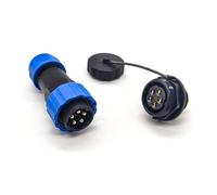Elecbee Connettore aeronautica connettore SP21, IP68 maschio spina e femmina presa SP21 2 pin impermeabile cavo satellitare connettore utilizzato per lampade esterne (SP21 5poli)