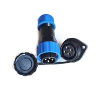 Elecbee Connettore aeronautica SP21 4 poli, IP68 4 Pin Impermeabile spina maschio e presa femmina Circolare connettori In Line Tipo SP21 4 Pin Connettore per lampade esterne 380V 25A