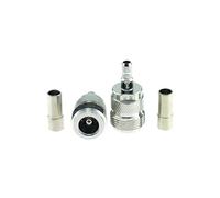 Elecbee Connettore coassiale RF Jack N femmina a crimpare per cavo RG58