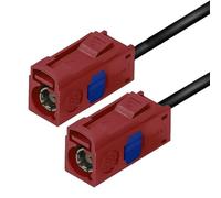 Elecbee Connettore da 15 m Fakra L femmina a Fakra L femmina con cavo di prolunga per funivia RG58 OD 5,0 mm