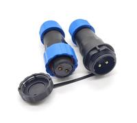 Elecbee Connettore di saldatura SP21 2 poli, IP68 connettore femmina spina e maschio presa 2 poli SP21 2 pin impermeabile cavo satellitare connettore utilizzato per lampade esterne 380V 25A