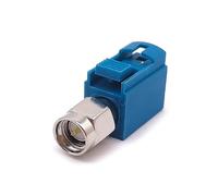 Elecbee Fakra femmina a SMA maschio adattatore per auto connettore radio per montaggio a pannello RF per autoveicoli (Z Code)