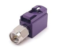 Elecbee Fakra femmina a SMA maschio adattatore per auto connettore radio per montaggio a pannello RF per autoveicoli (D Code)