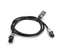 Elecbee GX16 4 Pin Femmina e Femmina Connettore Aviazione con Cavo da 1 metro, Metallo Connettore Pannello Connettori a Filo Cavo di Prolunga GX16 Impermeabile for Cavo di Alimentazione Industriale