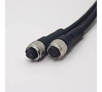 Elecbee M12 5 pin femmina a femmina codice A doppia estremità cavo diritto industriale impermeabile 1 m AWG22