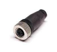 Elecbee M12 5 Poli femmina Connettore, B Codice IP67 Impermeabile Connettore M12 5 Pin Aviazione Spina Non schermato Connettore Attuatore Connettori circolari per modulo fieldbus