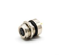 Elecbee M8 3 poli femmina Connettore, A Codice montaggio dritto PCB tipo di saldatura montaggio frontale boccole impermeabili Connettori circolari per modulo fieldbus