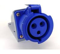 Elecbee Spina CEE impermeabile industriale 3Pin 32A 250V 2P+E IP67 CEE presa frizione