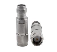 Elecbee Spina maschio SMA a jack femmina da 2,4 mm Adattatore coassiale RF in acciaio inossidabile 18GHZ