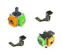 ElecGear Hall Joystick di Ricambio per PS4 Controller, 2x Stick di Controllo Effetto Hall + 2x PCB di Calibrazione + Strumenti di Riparazione e Dissaldatura per Stick Analogici - HL-PS4