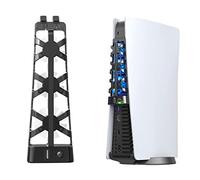 ElecGear PS5 Auto Ventola di Raffreddamento Esterna, USB Turbo Cooler Radiatore di Scarico Automatico Controllato dal Sensore di Temperatura per PlayStation 5 Ultra HD e Digital