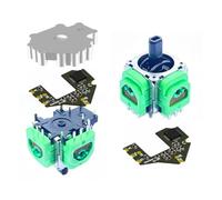 ElecGear Set di 2 joystick TMR e piastra di saldatura di ricambio per controller PS5 Edge, PCB, TMR Hall Control Stick e strumenti di riparazione punte di saldatura (TMR-DSE)