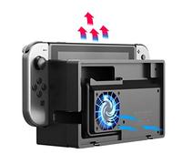 ElecGear Switch Dock Ventola di Raffreddamento, Supporto per Dissipazione del Calore Esterno con USB Cooling Fan Compatibile con Nintendo Switch Dock HAC-007 - |Non per OLED e Lite|