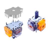 ElecGear TMR - Set di 2 joystick e piastra riscaldante di ricambio per controller PS4, stick di controllo TMR e stoppino per saldare (TMR-DS4)