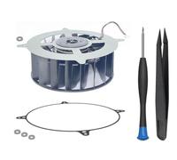 ElecGear Ventola di raffreddamento interna silenziosa per PS5 (NMB 12047GS-12N-WB, 18 lame), guarnizione antiurto aggiuntiva e strumento di riparazione, cacciavite, CPU e ventola di ricambio per