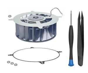 ElecGear Ventola di raffreddamento interna silenziosa per PS5 (NMB 12047GS-12N-WB, 18 lame), guarnizione antiurto aggiuntiva e strumento di riparazione, cacciavite, CPU e ventola di ricambio per