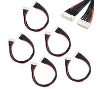 elechawk Cavo di prolunga JST-XH 6S a 7 pin, 200 mm, 5 pezzi, per ricarica bilanciamento batteria LiPo, 22 AWG, in silicone (6S)