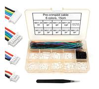 elechawk Connettori con passo da 1,25 mm e cavi in silicone pre-terminati compatibili con Molex PicoBlade per filo Pixhawk 2.4.8 15 cm