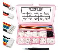 elechawk Kit cavo pre-crimpato connettore PH 2.0 compatibile con JST-PH2.0mm per batteria Arduino mkr1010 MKR ZERO e MKR VIDOR 4000 (connettore e cavo)