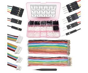 elechawk Kit di cavi e connettori pre-crimpati SH1.0 a DP 2.54 compatibili con JST SH 1.0mm per I2C Qwiic Stemma QT Wire FPV Drone Flight Controller SpeedyBee F405 Holybro Kakute H7 F7 T-Motor