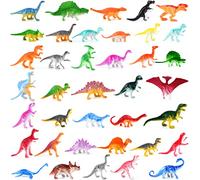 ELECLAND 39 PCS Mini Dinosaur Figure Giocattolo per Bambini Dinosaur Play Set Dinosaur Cupcake Toppers per Ragazzi Ragazze Bomboniere per Feste Baby Shower Decorazioni per Feste