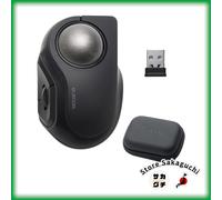 ELECOM Bitra Index Finger Trackball Mouse 5 Pulsanti Wireless Compatto Silenz...