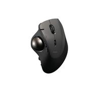 ELECOM IST PRO Trackball Mouse, Connessione a 6 dispositivi, Connettività a 3 vie, Bluetooth 5.3, Wireless 2.4GHz, Wired, Sensore 12.000 DPI, Ergonomico 36mm, 10 Pulsanti Personalizzati, Silent Click