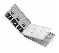 Elecom Memory Card Custodia SD Plastica SD18 Foglio + microSD18 Tiene Bianco New